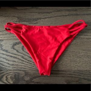 NEVER WORN red swim bottoms